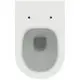 Standtiefspül-WC von Ideal Standard, mit einer ovalen Form und zwei kleinen Löchern oberhalb der Schüssel, auf einem weißen Hintergrund.